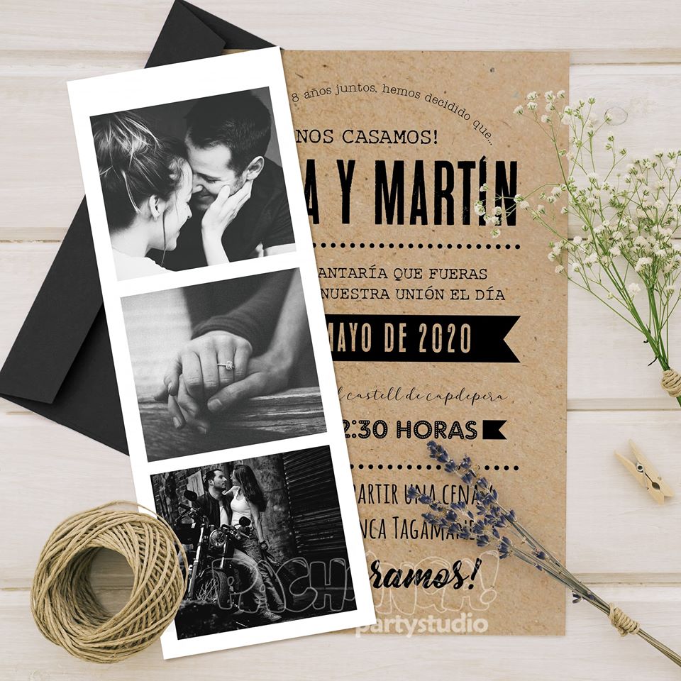 Invitación Astilbe: Diseños únicos para bodas inolvidables