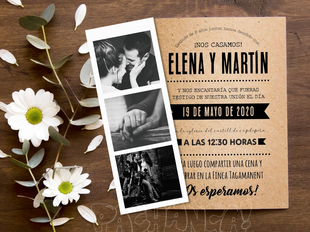 Astilbe 2 Invitación astilbe: diseños únicos para bodas inolvidables