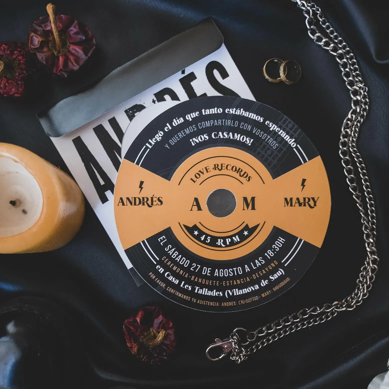 We will rock you 1 We will rock you: invitación de boda rockera