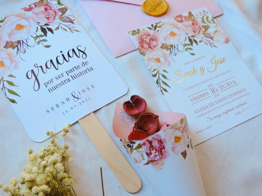 4 elementos que no pueden faltar en tu boda romántica. 15 Papeleria vera pachangapartystudio boda 1024x768 1